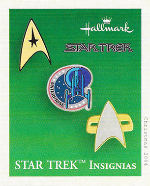 Star Trek:  Insignias - Star Trek (Sci-Fi) ornament collectible [Barcode 015012810080] - Main Image 3