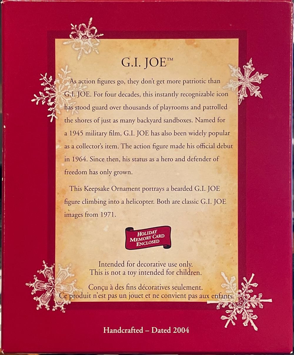 G.I. Joe - G.I. Joe (Toys) ornament collectible [Barcode 015012811520] - Main Image 2