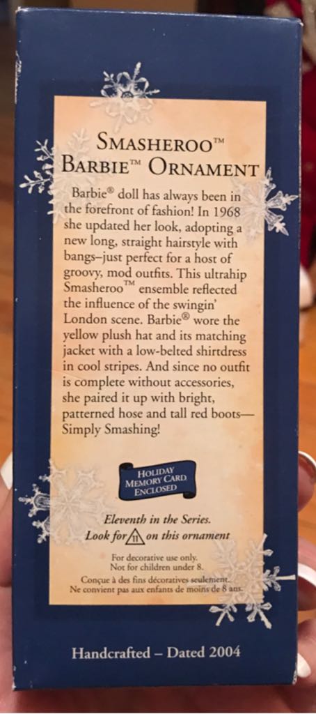BO#11 Smasheroo - Nostalgic Barbie (Barbie) ornament collectible [Barcode 015012814200] - Main Image 2