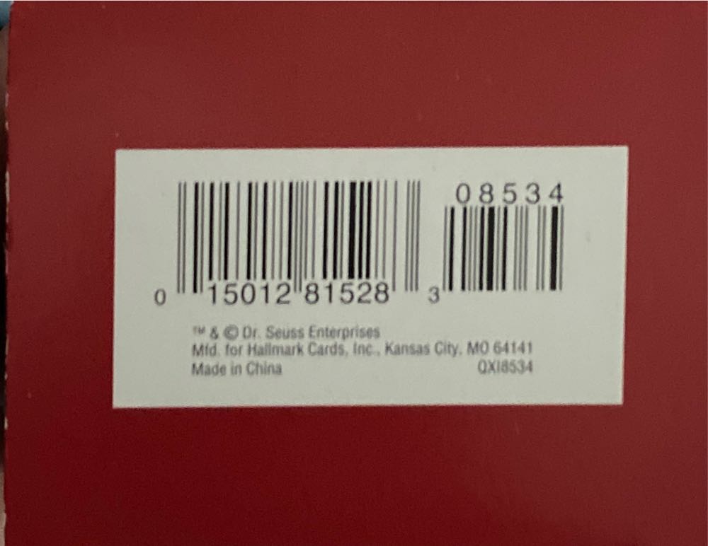 The Grinch And Max - Dr. Seuss’s How the Grinch Stole Christmas! (Dr. Seuss) ornament collectible [Barcode 015012815283] - Main Image 3