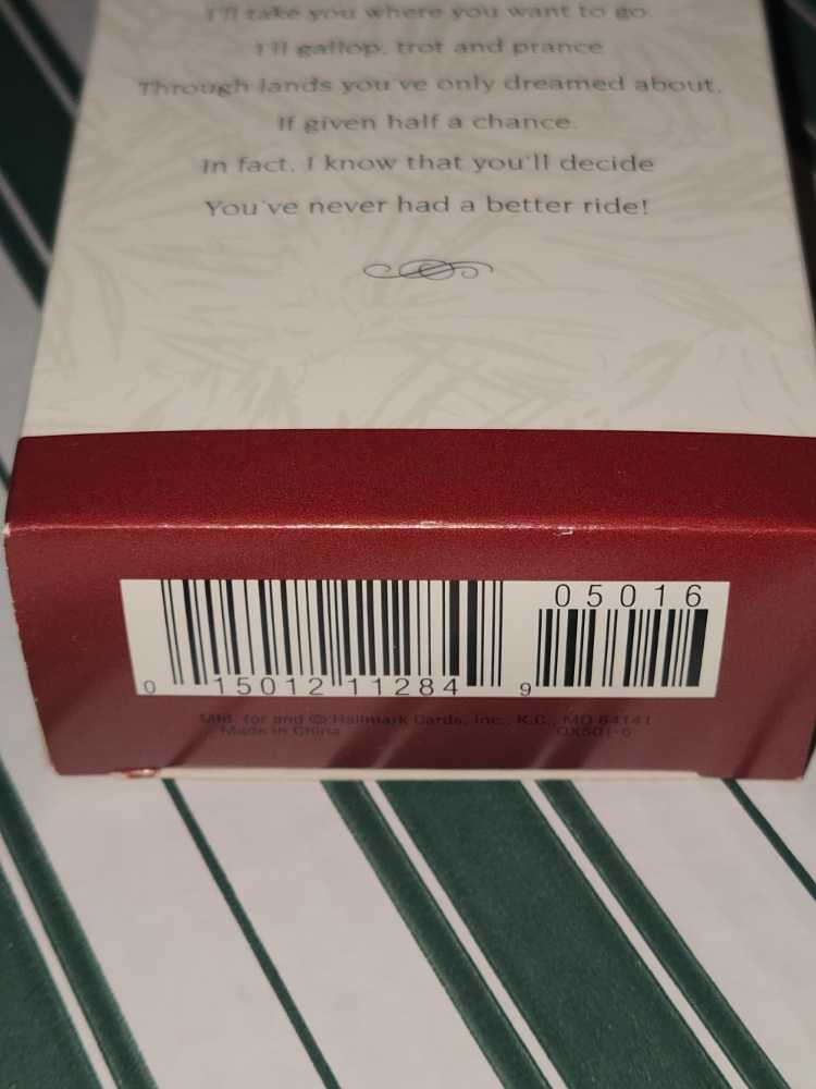 Rocking Horse #14 (1994) - Rocking Horse (Horse) ornament collectible [Barcode 015012112849] - Main Image 4