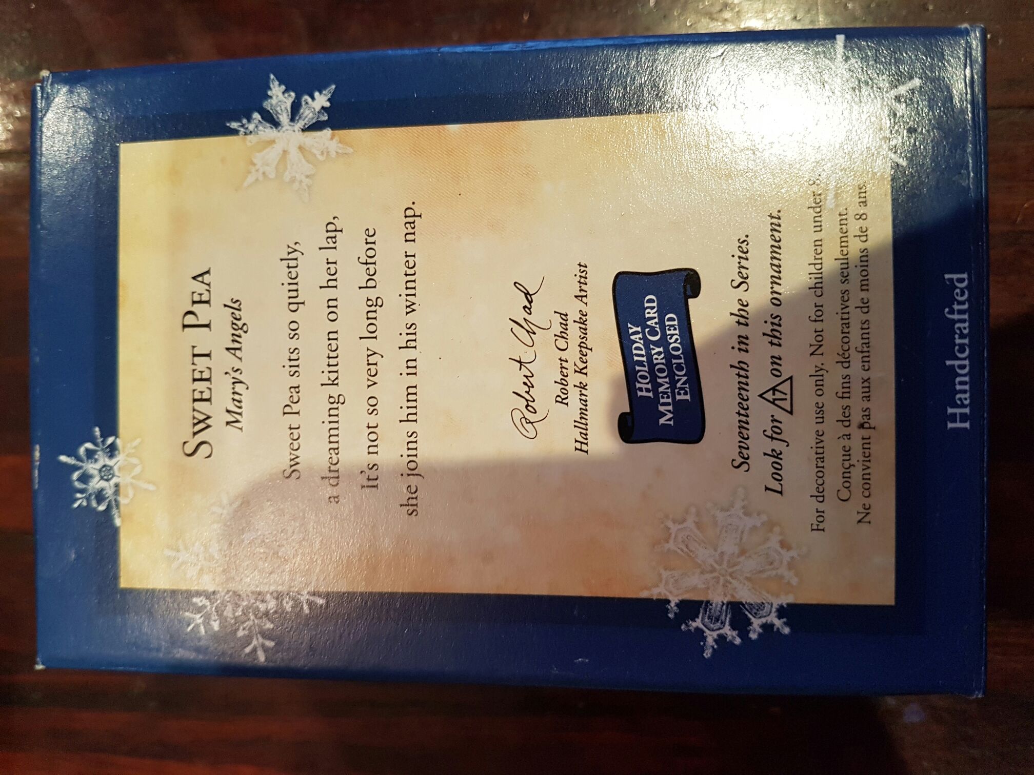 Mary’s Angels #17 - Sweet Pea 2004 - Mary’s Angels (Mary’s Angels) ornament collectible [Barcode 015012815979] - Main Image 2