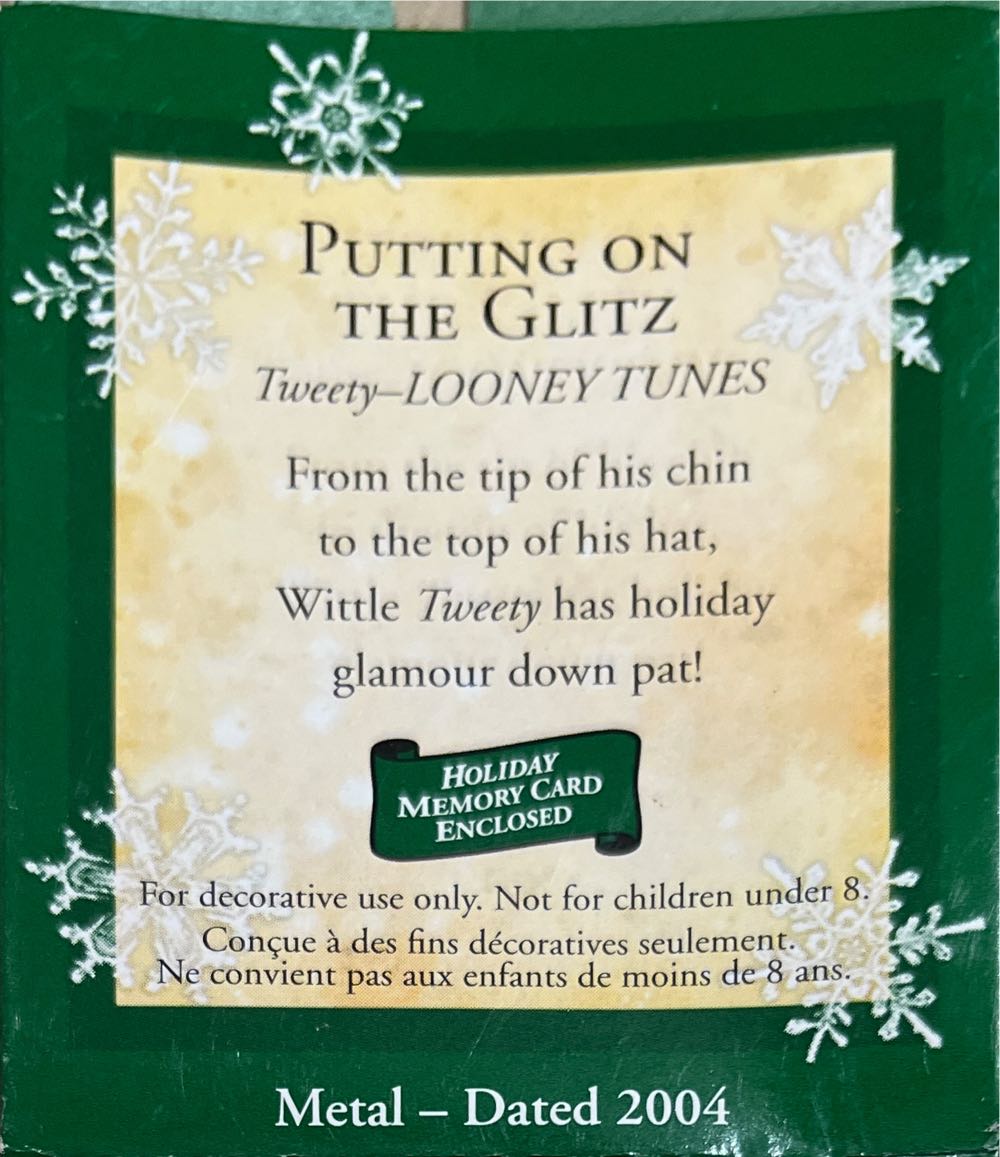 Looney Tunes Putting On The Glitz - Looney Tunes (Cartoon Characters) ornament collectible [Barcode 015012816006] - Main Image 2