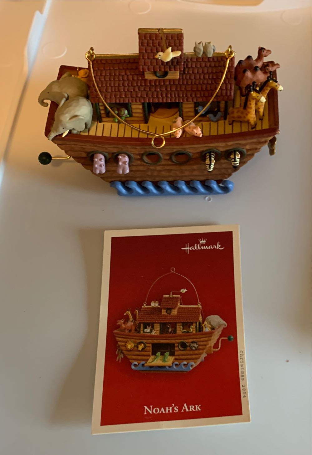 2004 Noah’s Ark - Noah’s Ark (Noah’s Ark) ornament collectible [Barcode 015012816037] - Main Image 4