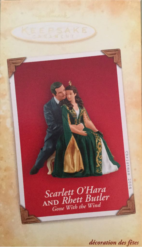Scarlett O’Hara And Rhett Butler In Green Dressing Gown - Gone With The Wind (Movies & TV) ornament collectible [Barcode 015012821277] - Main Image 1