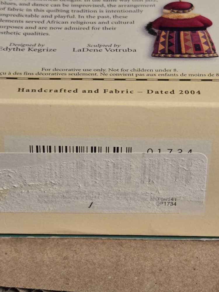 Santa Around The World USA (Black) - Santas From Around The World (Santa) ornament collectible [Barcode 015012826623] - Main Image 3