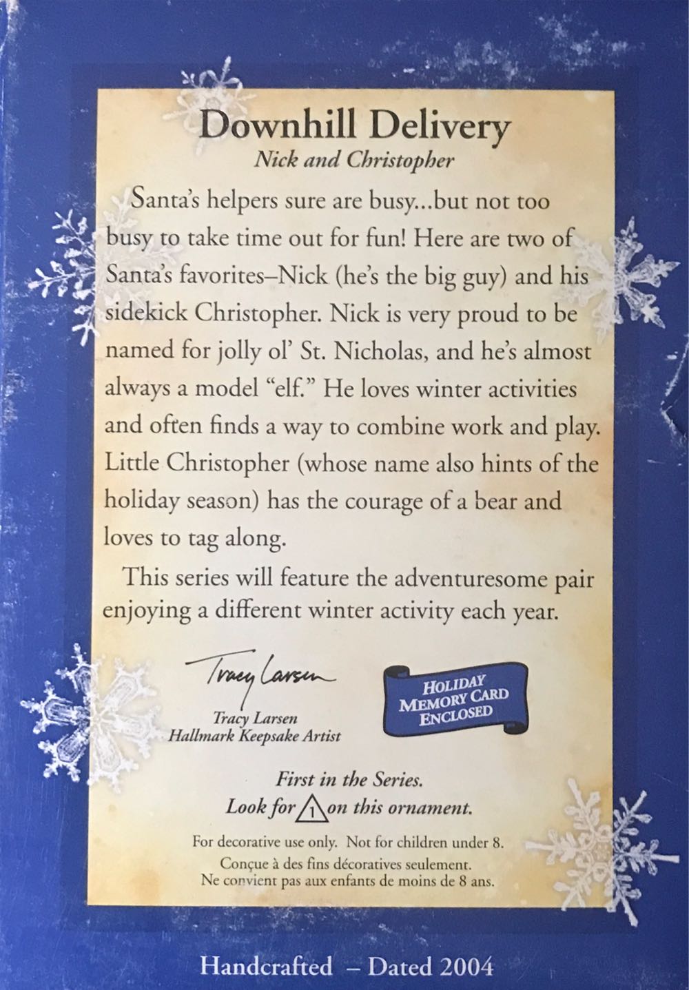 Downhill Delivery - Nick and Christopher (None) ornament collectible [Barcode 015012831627] - Main Image 3