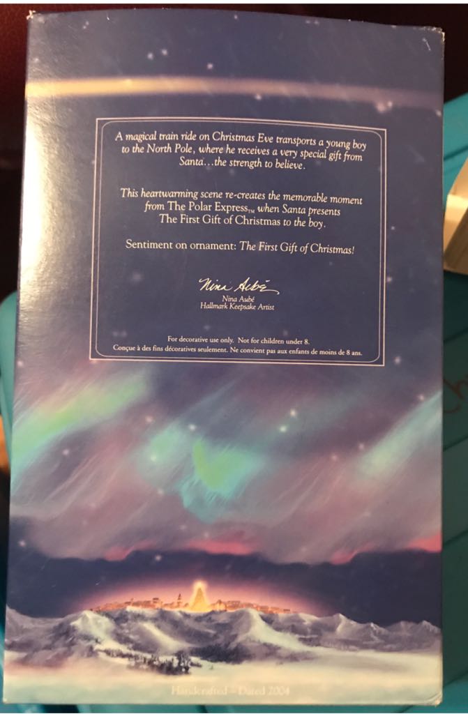 First Gift Of Christmas - The Polar Express (Santa’s Sleigh) ornament collectible [Barcode 015012840933] - Main Image 2