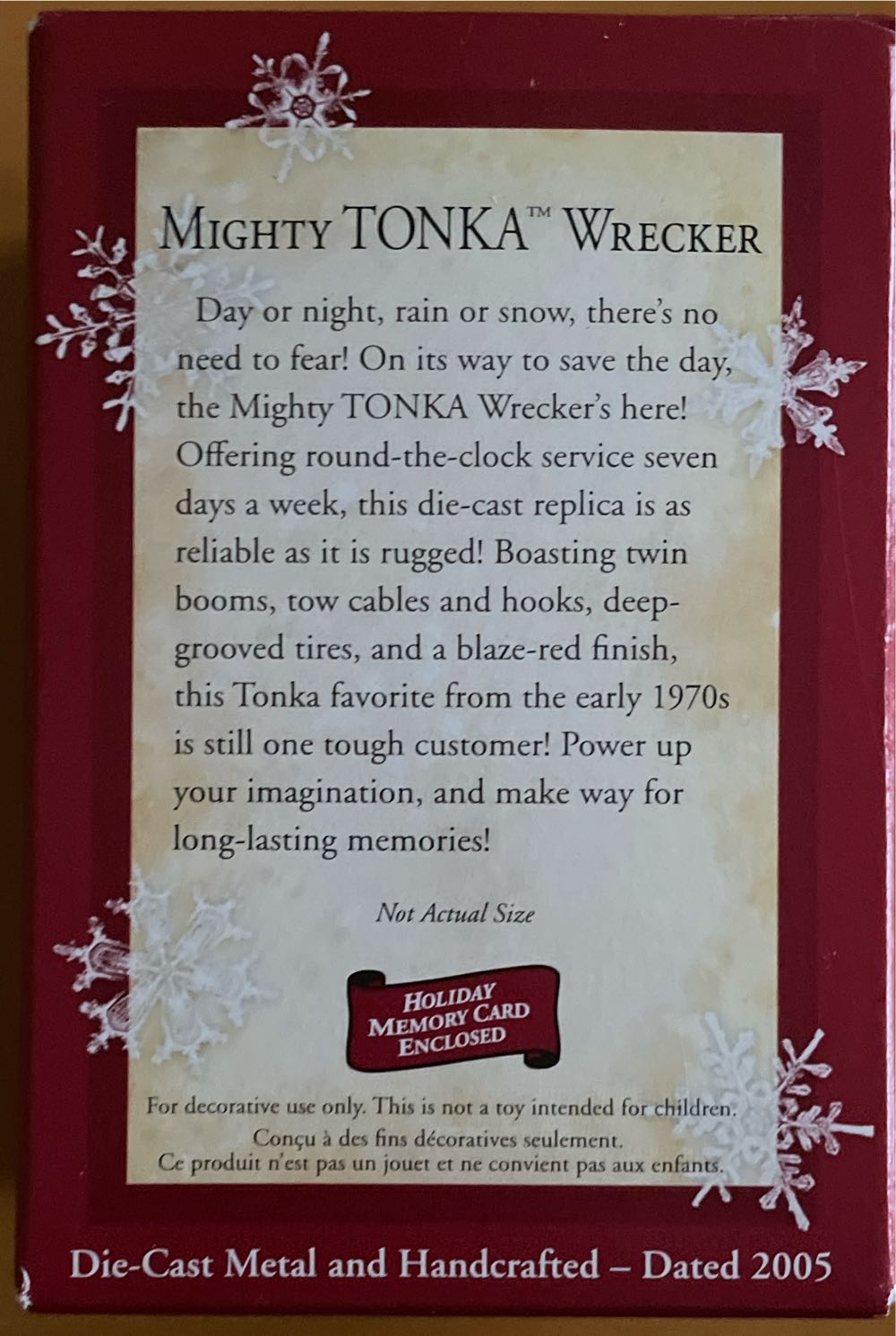 Tonka 2005 Mighty TONKA Wrecker - Tonka (Tonka) ornament collectible [Barcode 015012849684] - Main Image 3