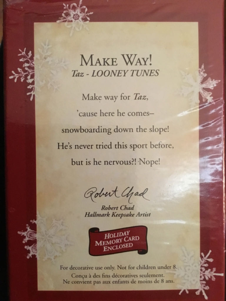 Make Way! - Looney Tunes (Looney Tunes) ornament collectible [Barcode 015012855692] - Main Image 2