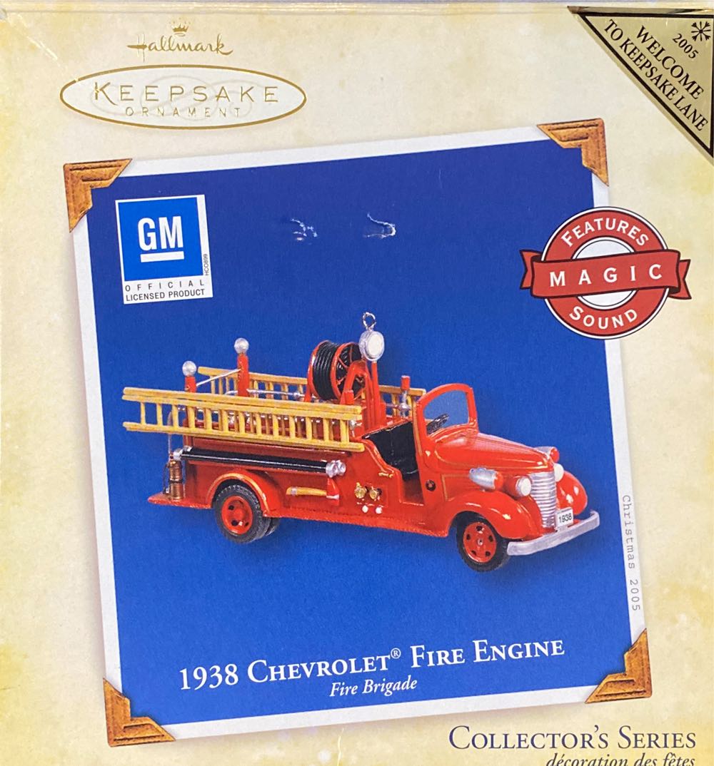 1938 Chevrolet Fire Engine - Fire Brigade (Firetrucks) ornament collectible [Barcode 015012857252] - Main Image 3