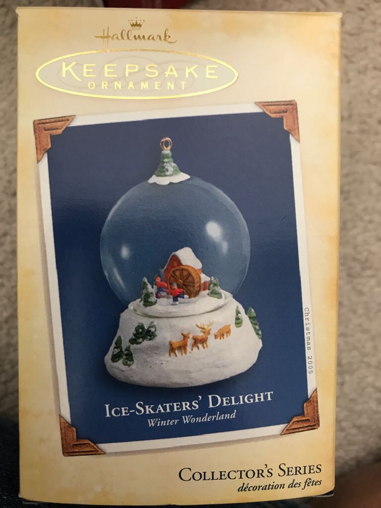WW#4 Ice Skaters Delight (Snow Globe) - Winter Wonderland (Snow Globes) ornament collectible [Barcode 015012859355] - Main Image 1