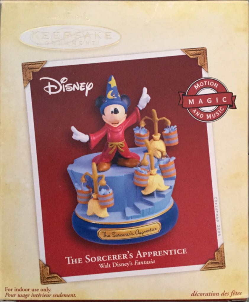 The Sorcerer’s Apprentice  - Walt Disney’s Fantasia (Disney) ornament collectible [Barcode 015012859522] - Main Image 1