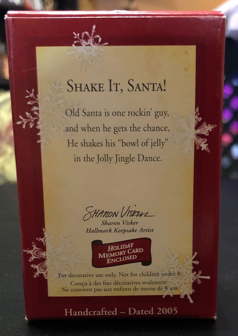 Shake It, Santa! - Santa (Music) ornament collectible [Barcode 015012864328] - Main Image 2