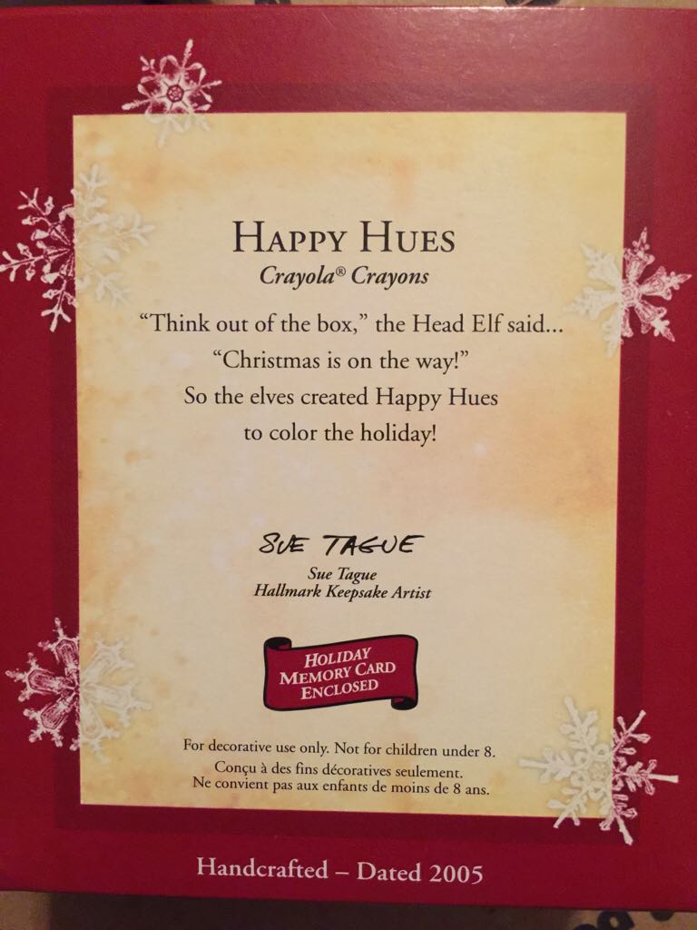 Crayola Crayon Happy Hues - Crayola Crayon (Crayola Crayon) ornament collectible [Barcode 015012864670] - Main Image 2