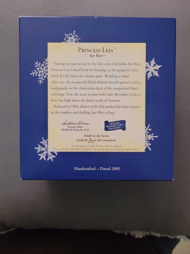 Princess Leia [Slave] (9th in Series) - Star Wars (Star Wars Series) ornament collectible [Barcode 015012865332] - Main Image 2