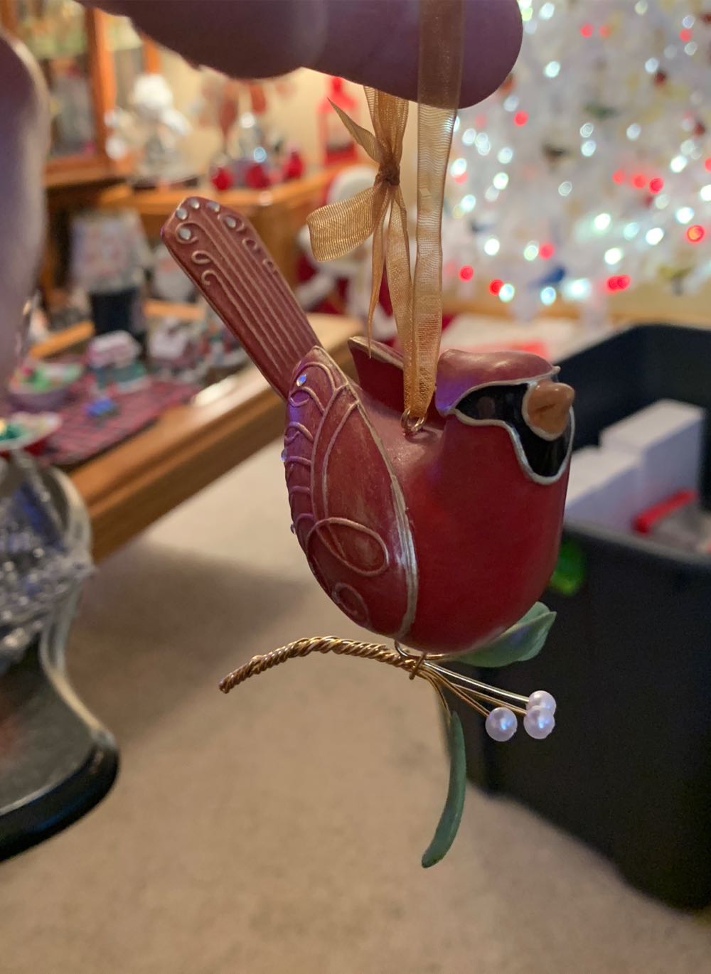 Northern Cardinal 2005 - Beauty Of Birds (Birds) ornament collectible [Barcode 015012868036] - Main Image 3