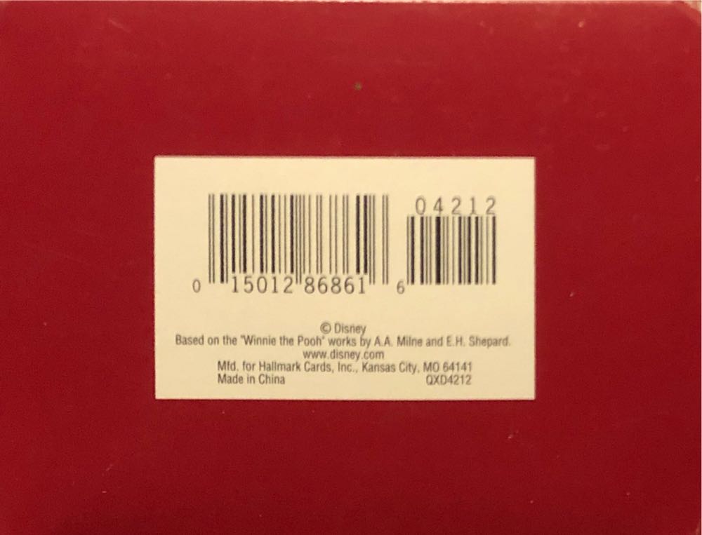 Getting Ready For Christmas - Disney (Winnie The Pooh Collection) ornament collectible [Barcode 015012868616] - Main Image 3