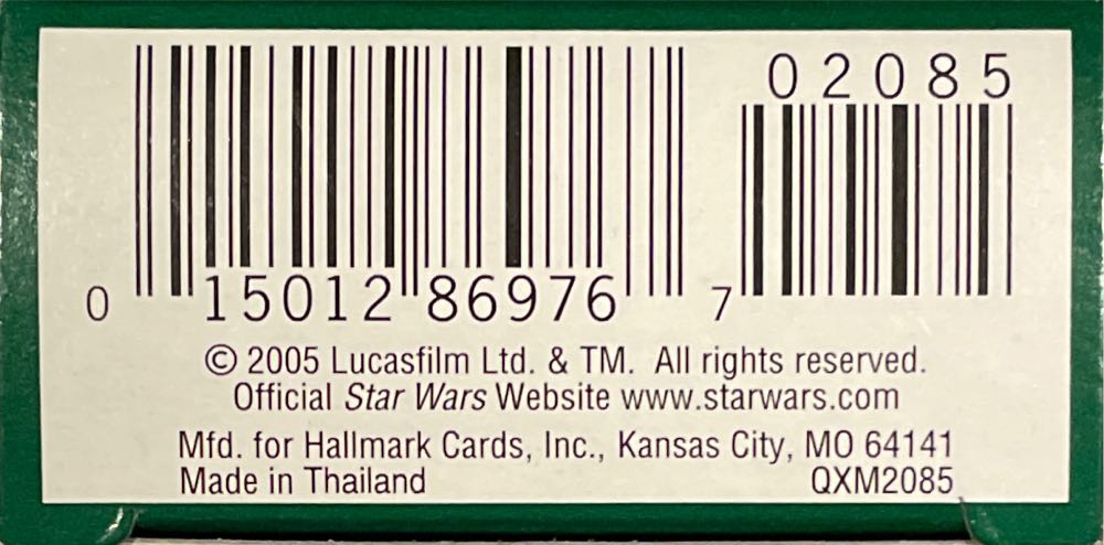 Star Wars:  TIE Advanced X1 And Millennium Falcon - Star Wars (Hallmark Keepsake Miniature) ornament collectible [Barcode 015012869767] - Main Image 4