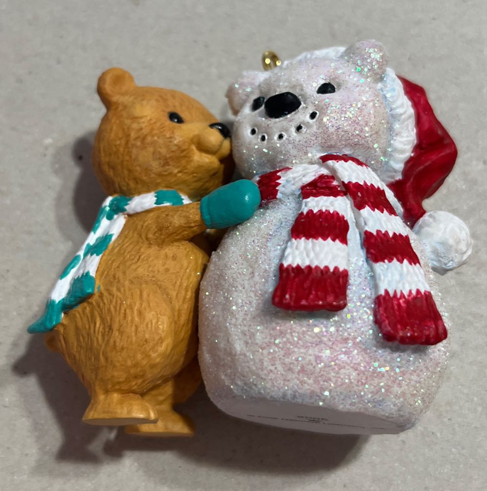 Snow Bear Buddies - Snowman (Snowman) ornament collectible [Barcode 015012869811] - Main Image 3