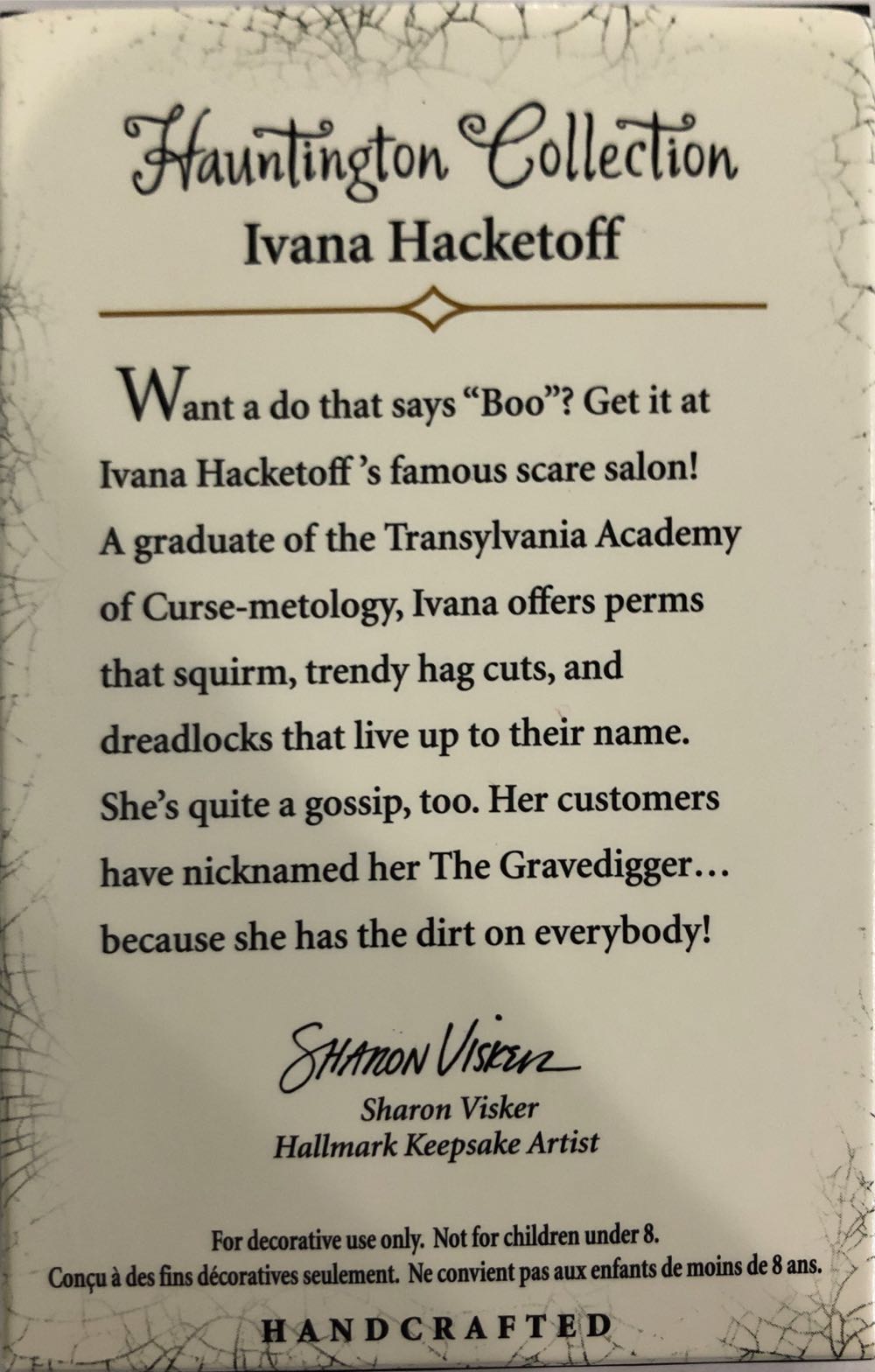 Hauntington Collection - Ivana Hacketoff - Hauntington Collection (Halloween) ornament collectible [Barcode 015012870046] - Main Image 3