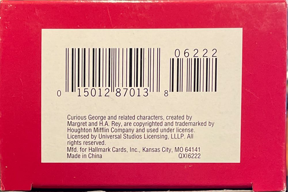 Curious George Color Me Curious* - Curious George (Curious George) ornament collectible [Barcode 015012870138] - Main Image 3