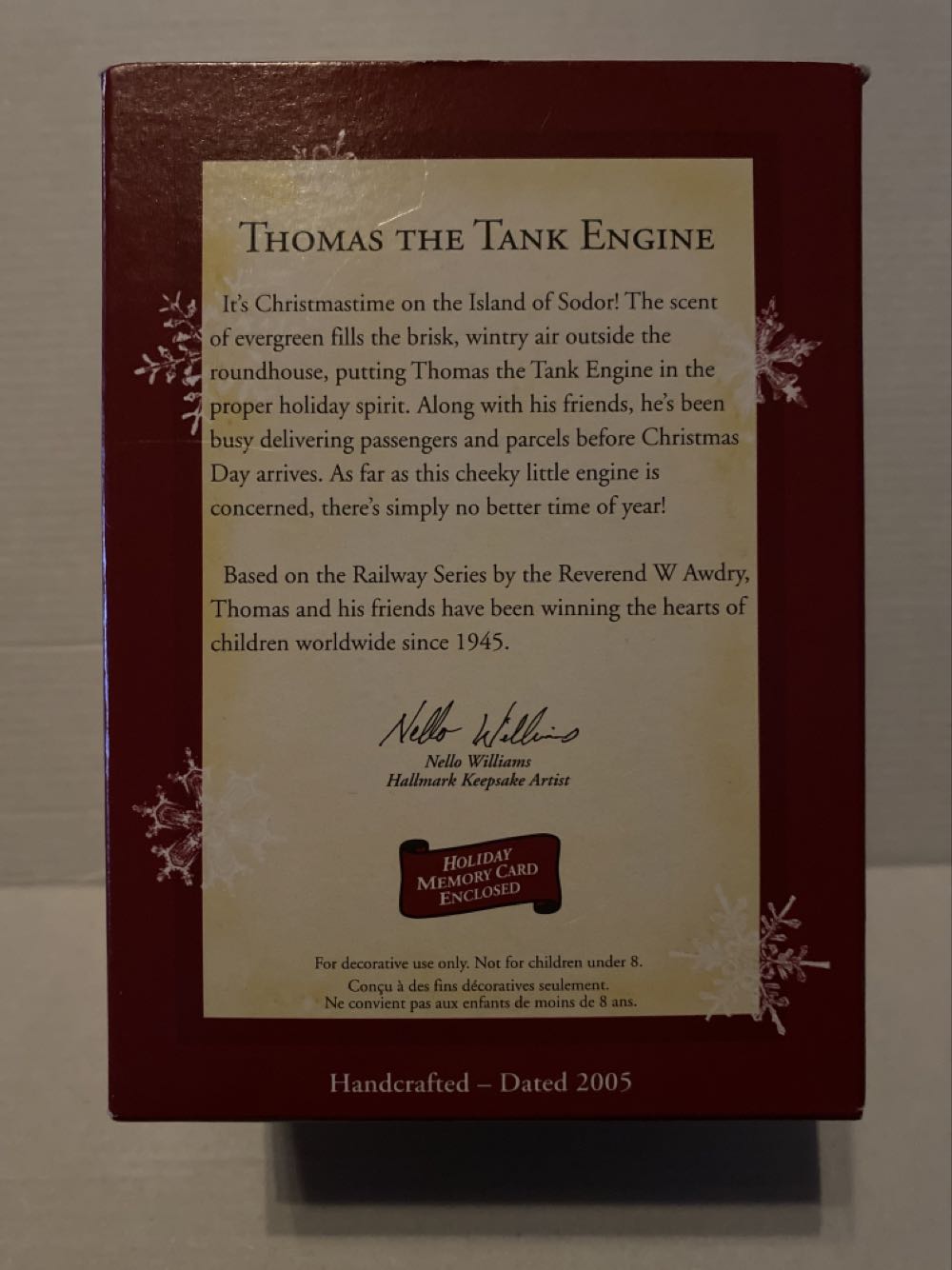 Thomas The Tank Engine Under The Tree - Thomas and Friends (Kids) ornament collectible [Barcode 015012870831] - Main Image 2
