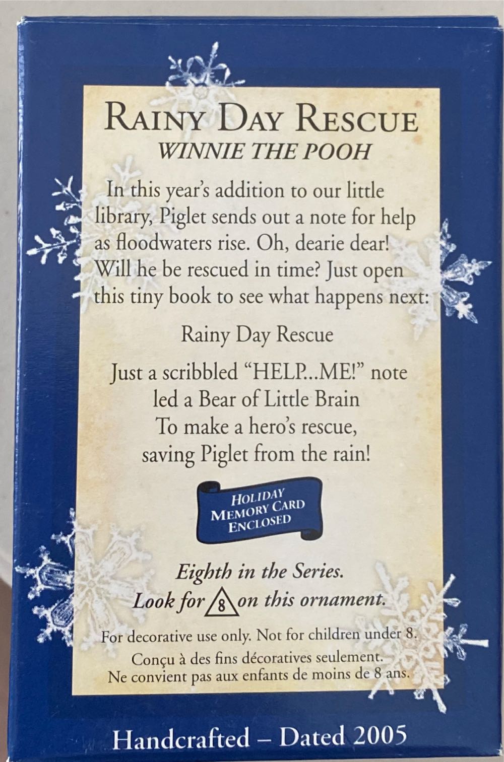 Winnie The Pooh Book #8 - Rainy Day Rescue - Winnie The Pooh Books (Disney-Winnie The Pooh) ornament collectible [Barcode 015012871449] - Main Image 3