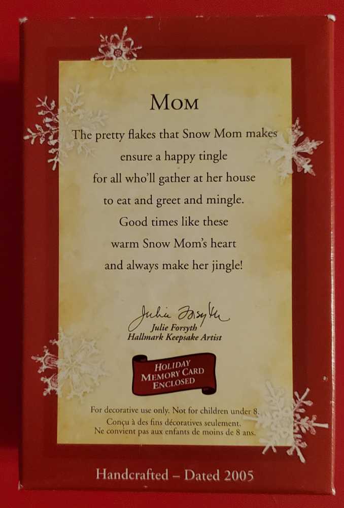 Mom - Family (Mom) ornament collectible [Barcode 015012871852] - Main Image 2