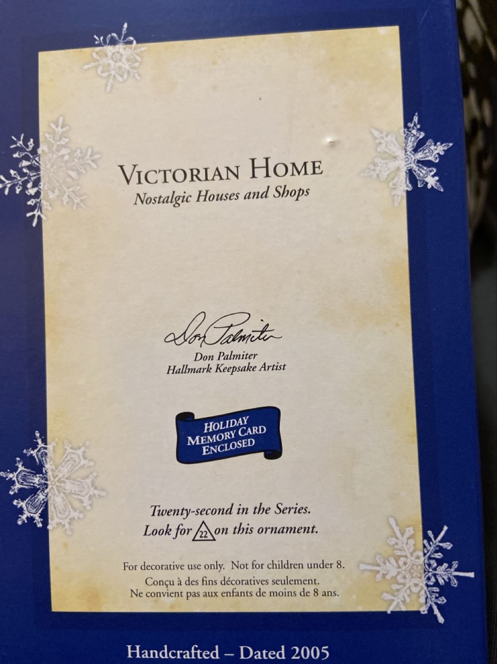 NH#22 - Victorian Home - Nostalgic Houses And Shops (Collectible Series) ornament collectible [Barcode 015012871951] - Main Image 2