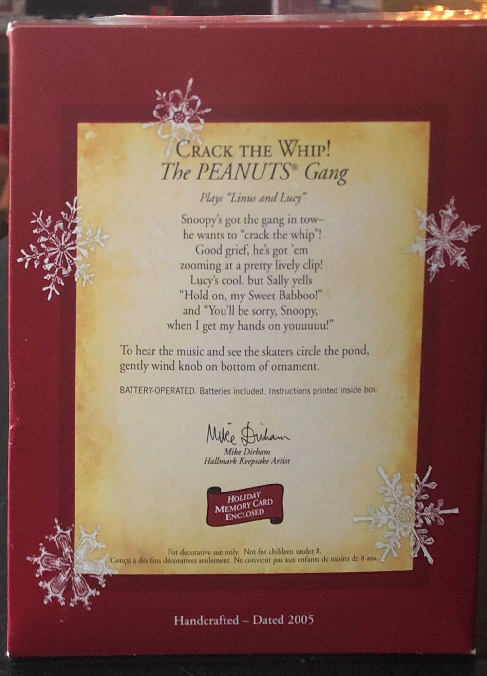 Crack The Whip! - The Peanuts Gang (Magic: Music And Movement) ornament collectible [Barcode 015012871982] - Main Image 3