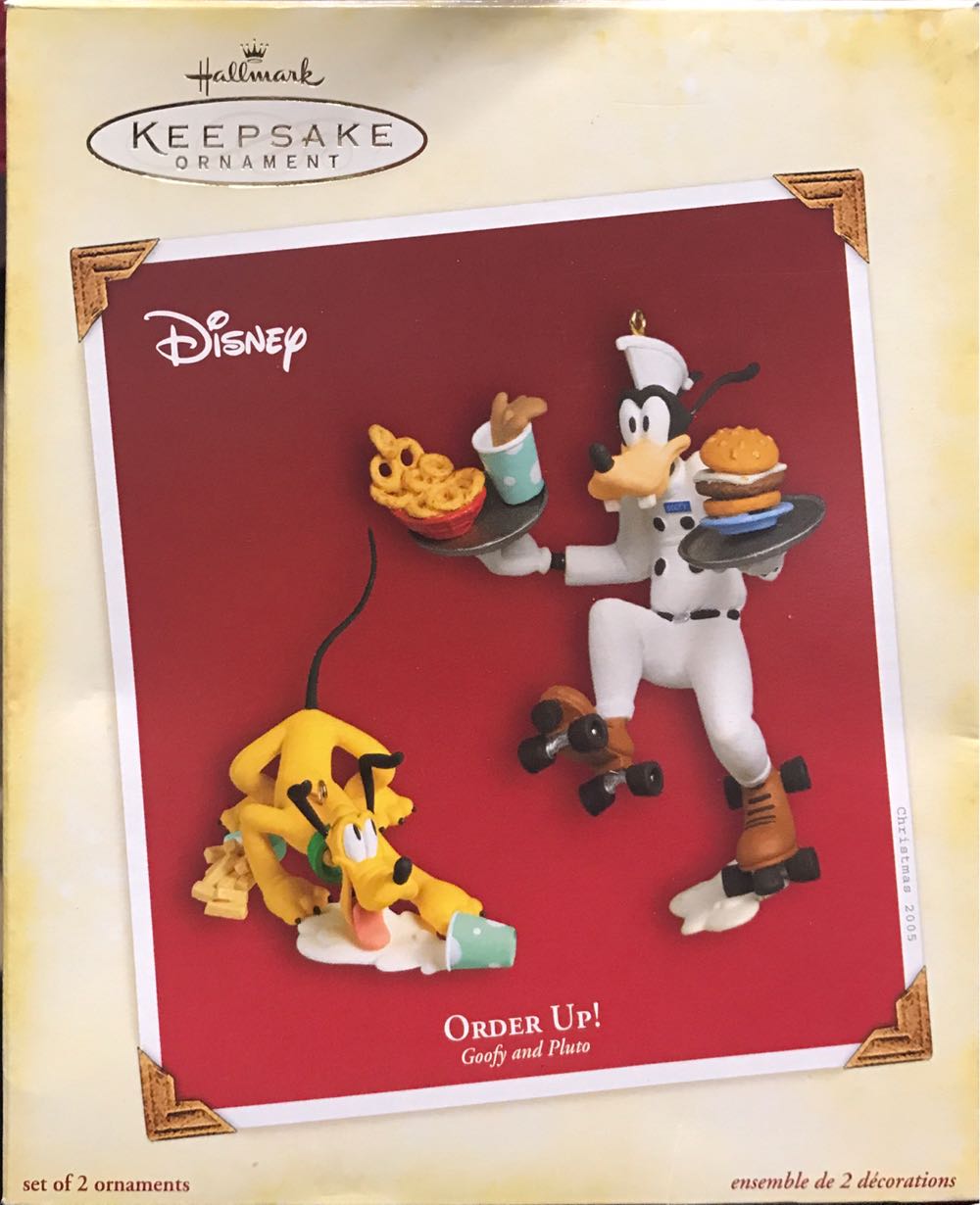 Order Up! - Disney - Goofy and Pluto (Goofy And Pluto) ornament collectible [Barcode 015012880304] - Main Image 4