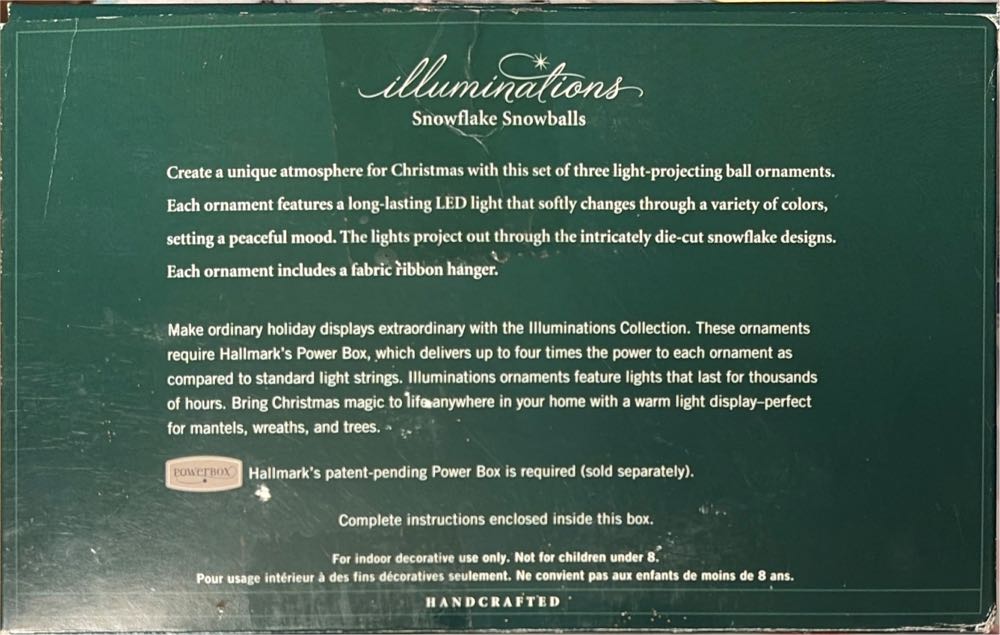 Illuminations Snowflake Snowballs - Illuminations (Illuminations) ornament collectible [Barcode 015012886528] - Main Image 2