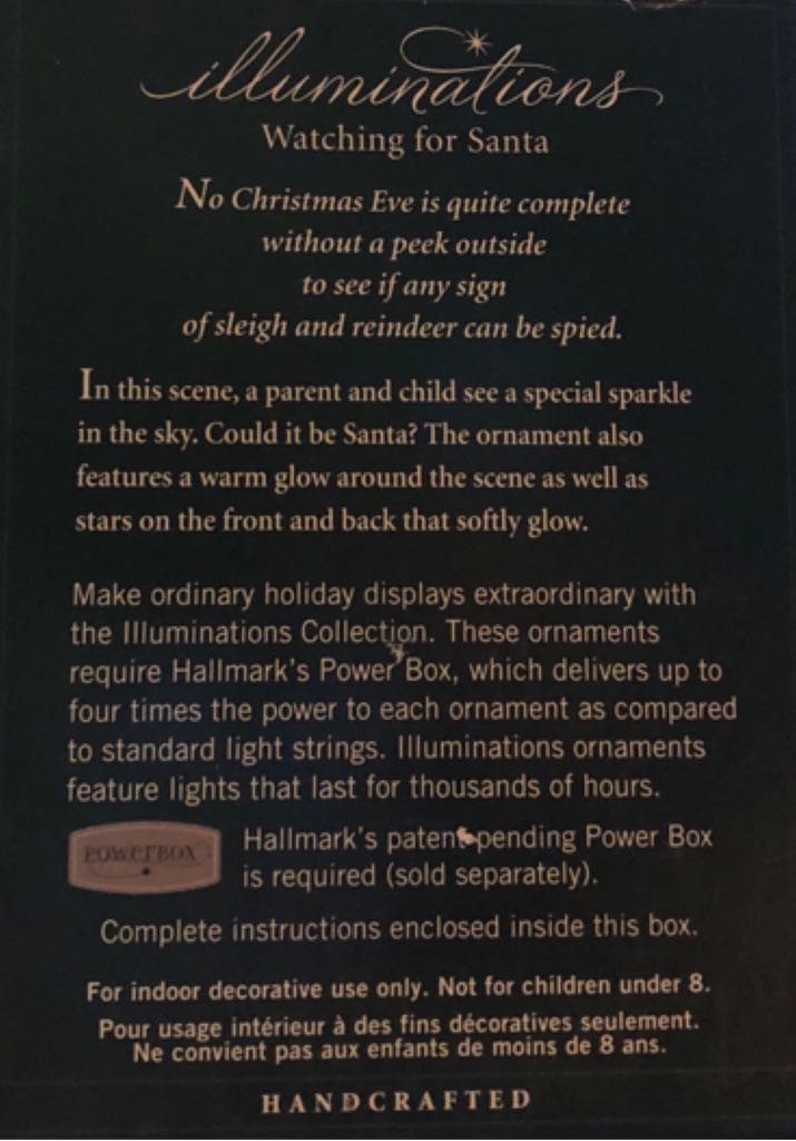 Illuminations Watching For Santa - Illuminations (Illuminations) ornament collectible [Barcode 015012886542] - Main Image 2