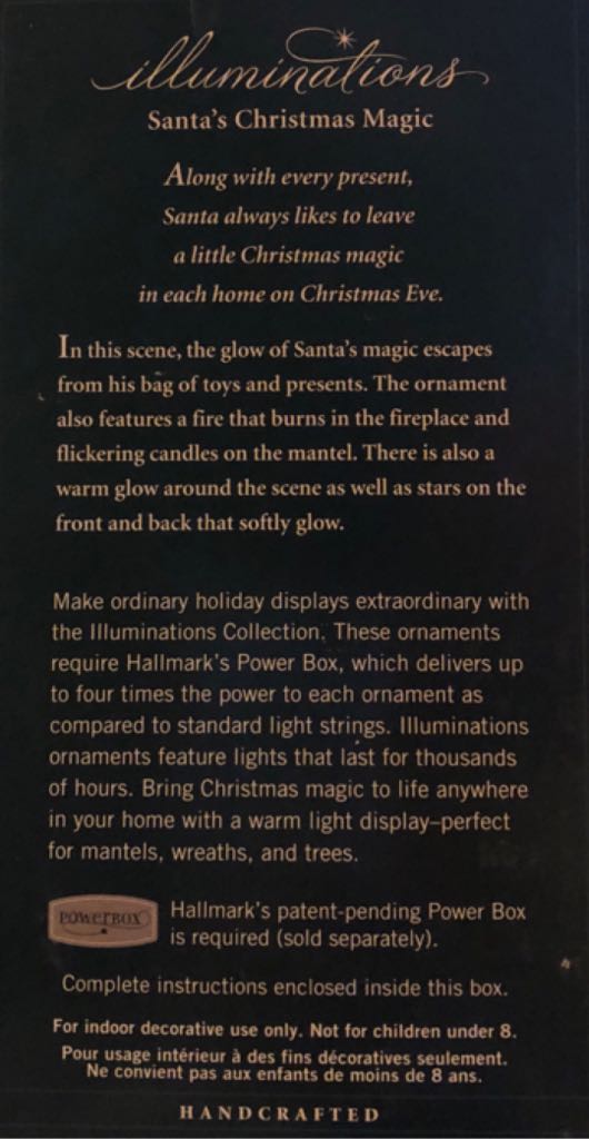 Illuminations Santa’s Christmas Magic - Illuminations (Illuminations) ornament collectible [Barcode 015012886559] - Main Image 2