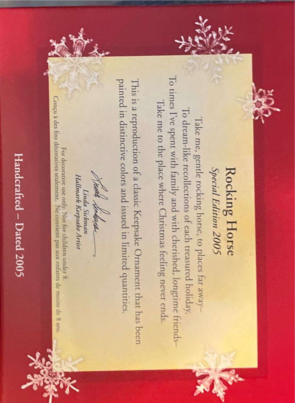 Rocking Horse - Rocking Horse Series (Rocking Horse) ornament collectible [Barcode 015012888133] - Main Image 4