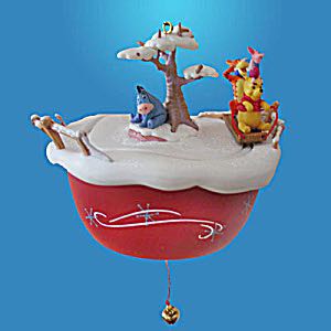 Swooshing Through The Snow - Disney (Winnie the Pooh) ornament collectible [Barcode 015012909647] - Main Image 2