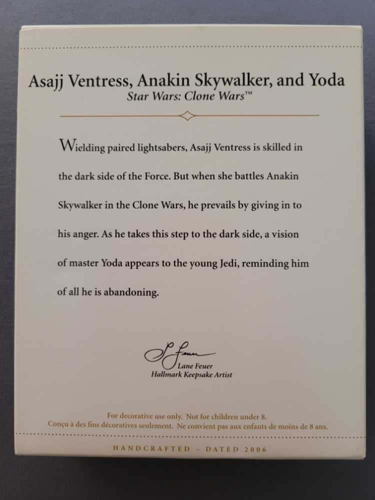 2006 - Minis - Clone Wars Set Of 3 - Miniature Star Wars (Star Wars) ornament collectible [Barcode 015012909838] - Main Image 2