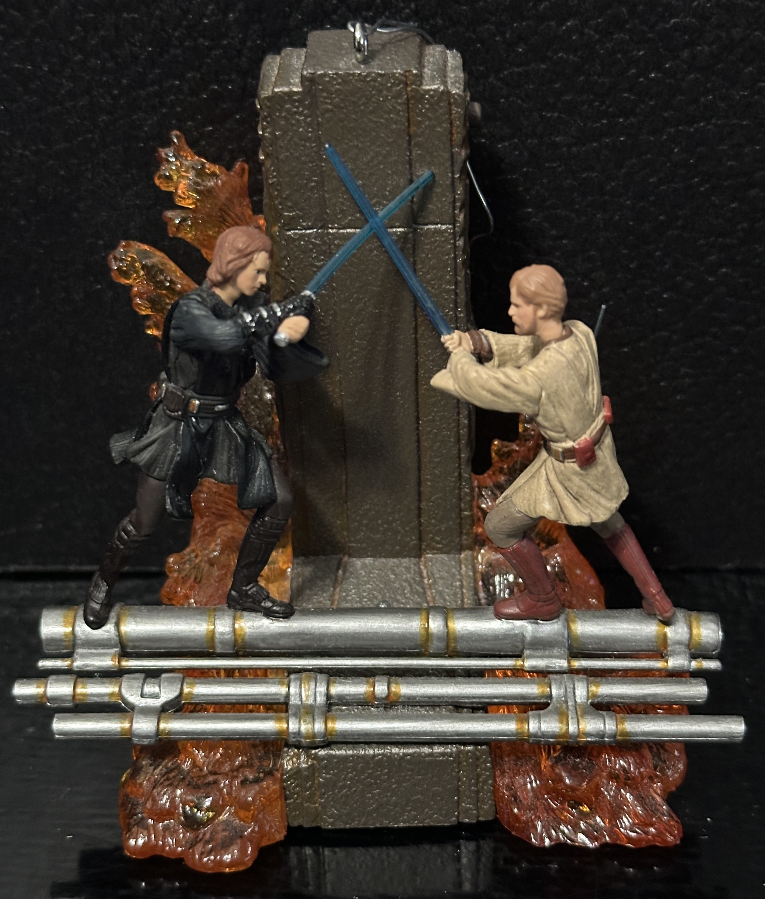 Star Wars 2006 Anakin Skywalker and Obi-Wan Kenobi - Star Wars: Revenge of the Sith (Movies) ornament collectible [Barcode 015012910476] - Main Image 3