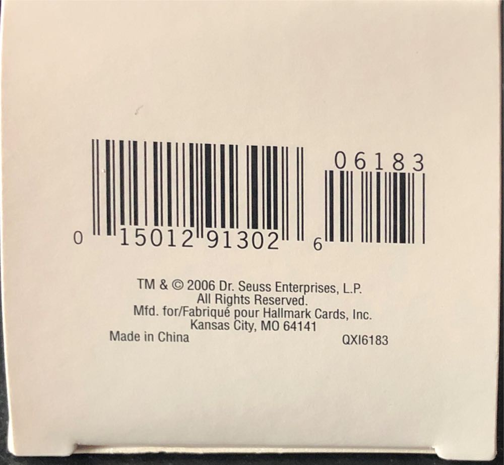 Grinchy Claus 2006 - Grinch (Dr. Seuss’s How The Grinch Stole Christmas) ornament collectible [Barcode 015012913026] - Main Image 3