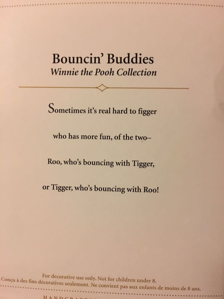 Bouncing Buddies - Disney (Winnie The Pooh Collection) ornament collectible [Barcode 015012916584] - Main Image 2