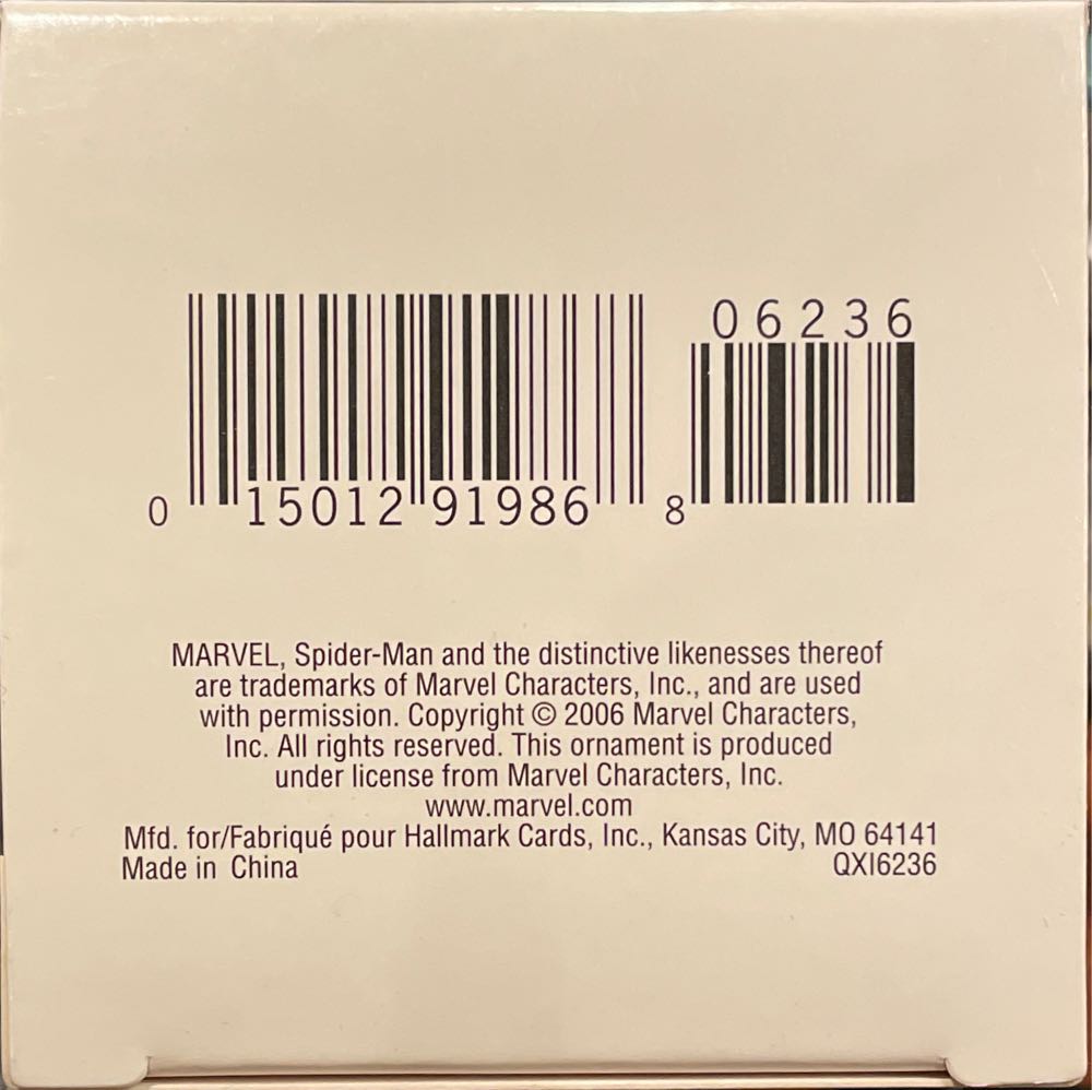 Spider-Man - The Amazing Spider-Man (Marvel Super Heroes) ornament collectible [Barcode 015012919868] - Main Image 3