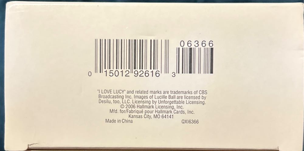 I Love Lucy - I Love Lucy (Movies & TV) ornament collectible [Barcode 015012926163] - Main Image 3