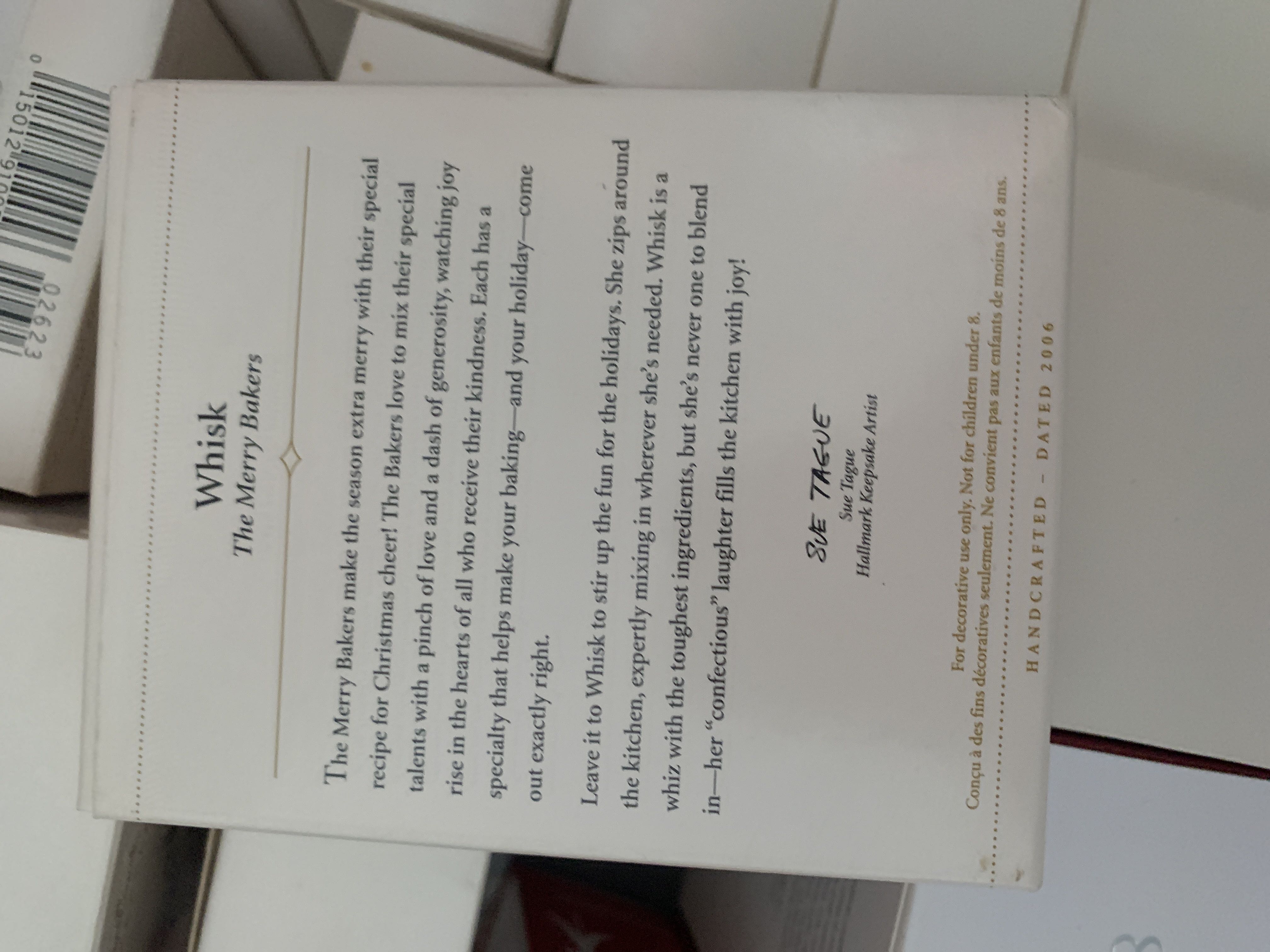 Whisk 2006 - Merry Bakers (The Merry Bakers) ornament collectible [Barcode 015012926583] - Main Image 2