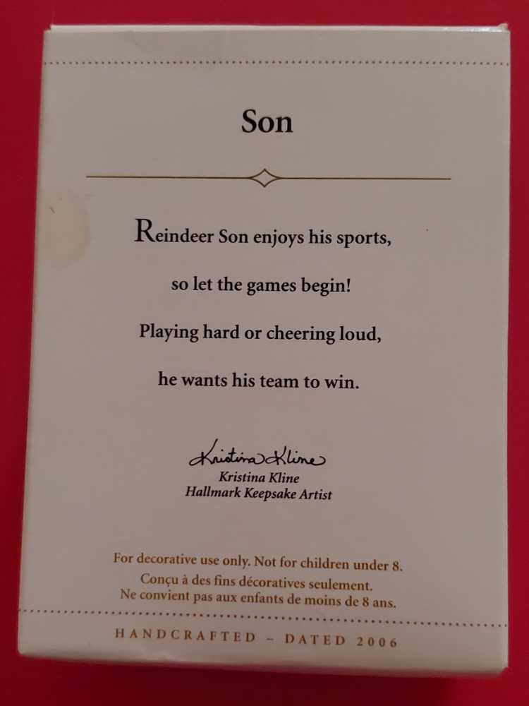Son 2006 - Son (Son) ornament collectible [Barcode 015012934618] - Main Image 2