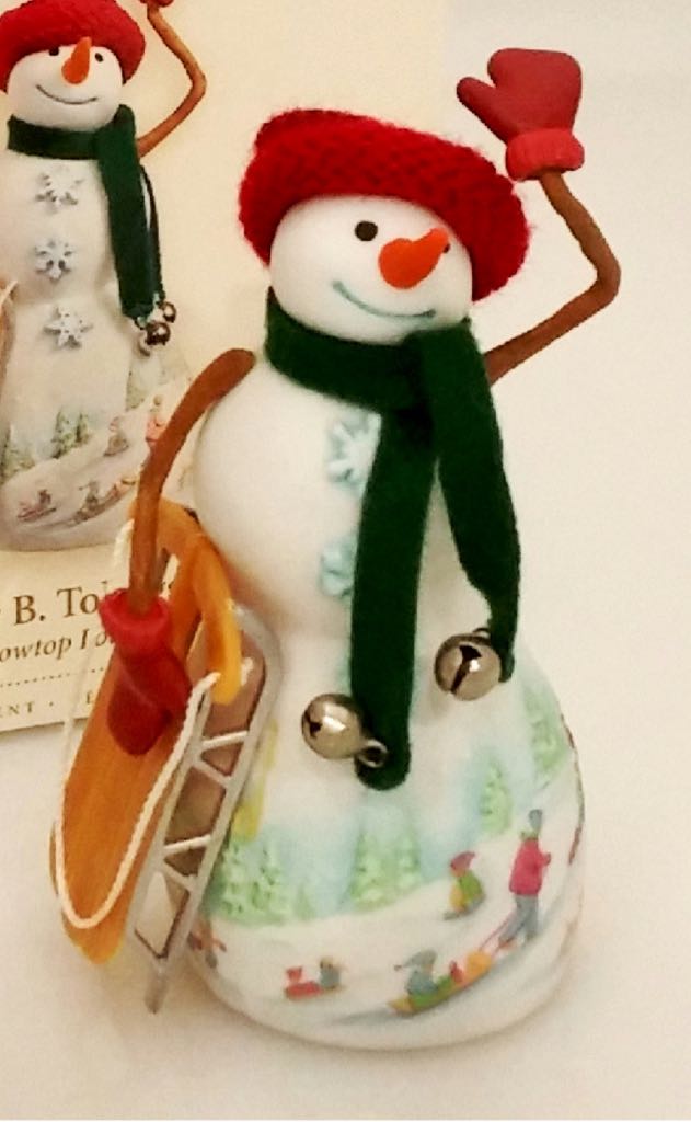 Snowtop Lodge #2 Bluster B. Toboggan - Snowtop Lodge (Snowman) ornament collectible [Barcode 015012939361] - Main Image 2