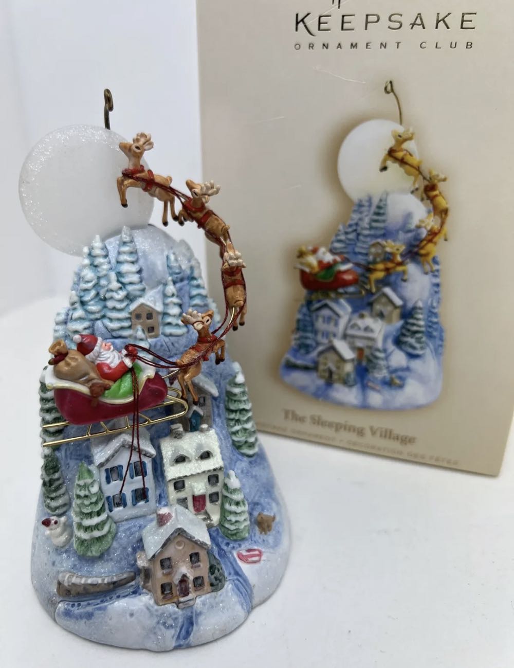 The Sleeping Village  - Misc (Santa’s Ride) ornament collectible [Barcode 015012939460] - Main Image 4