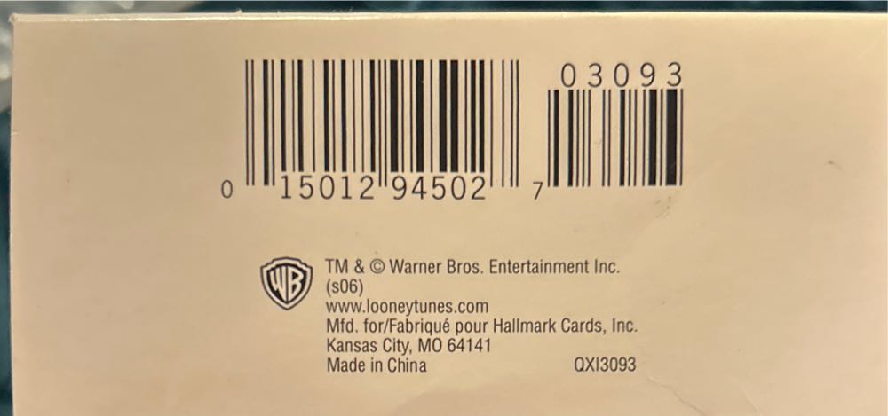 Feliz Navidad Looney Tunes Speedy Style Christmas 🐻 - Looney Tunes (Looney Tunes) ornament collectible [Barcode 015012945027] - Main Image 3