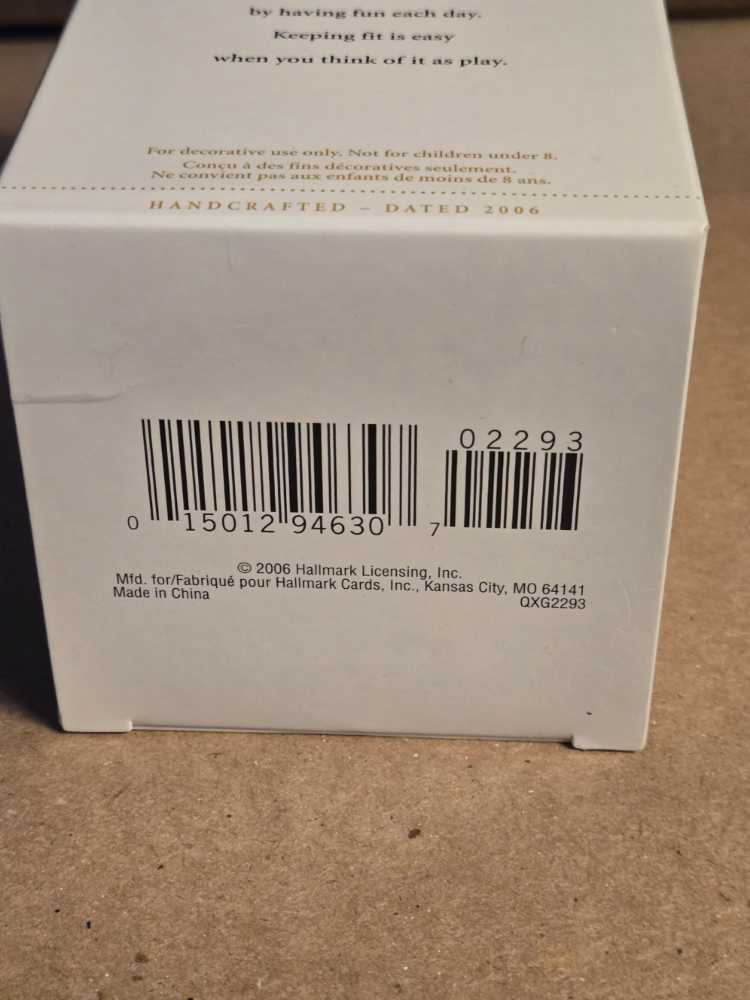 “WORKOUT WARRIOR” - n/a (Hanging Ornament) ornament collectible [Barcode 015012946307] - Main Image 3