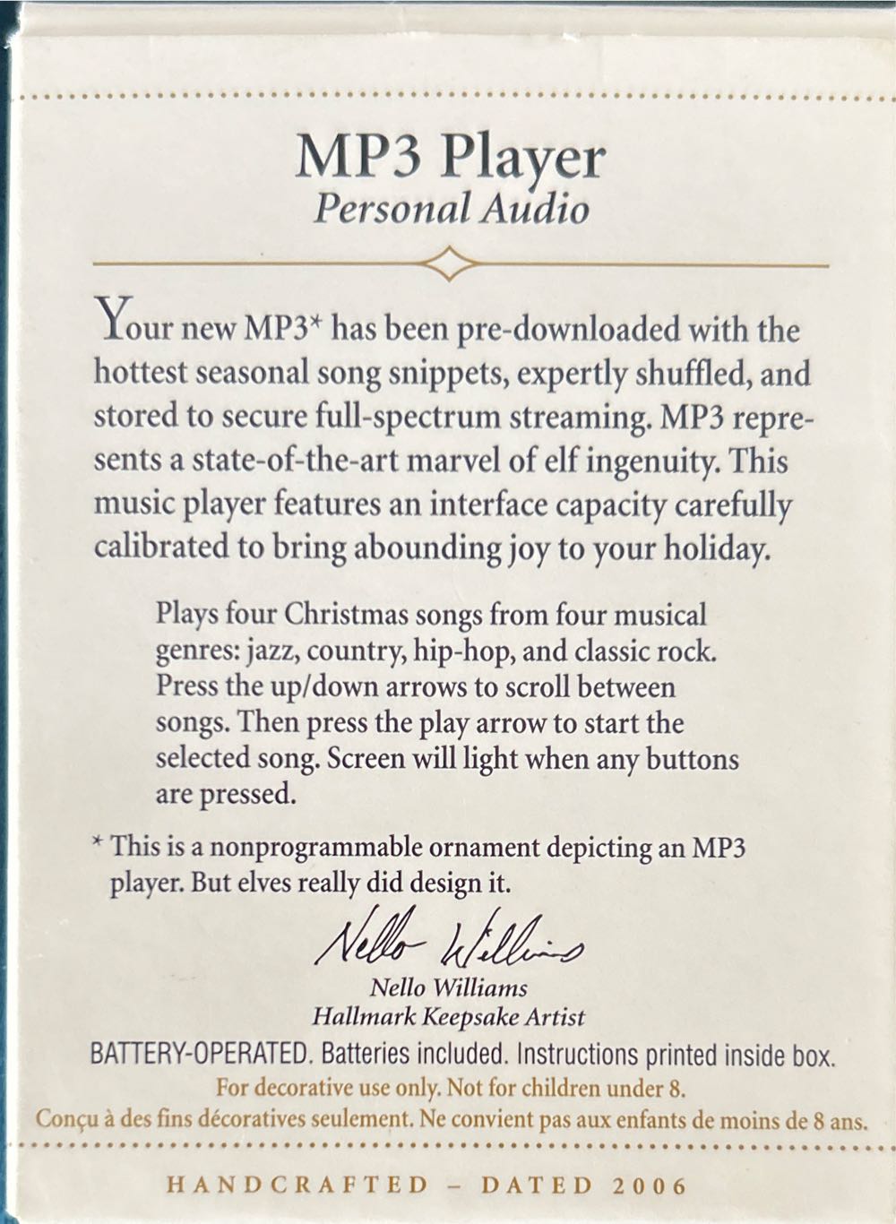 MP 3 Player Personal Audio - Magic Light & Sound (Toys and Games) ornament collectible [Barcode 015012949179] - Main Image 2